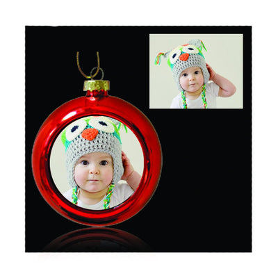 Christmas Bauble - Punchprint Photo Engraving