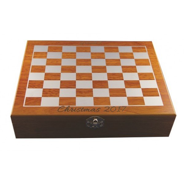 Chess Board Hip Flask Set-1
