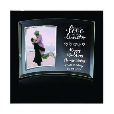 Photo Insert Curved Frame - Punchprint Photo Engraving