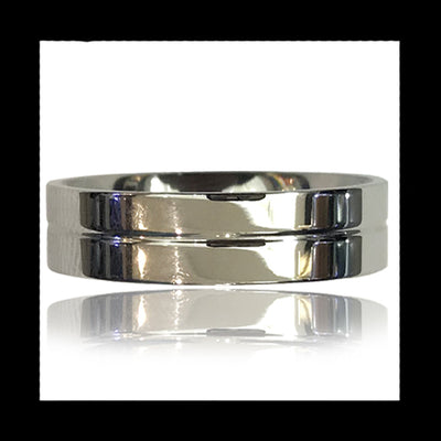 Stainless Steel Ring 007 - Punchprint Photo Engraving
